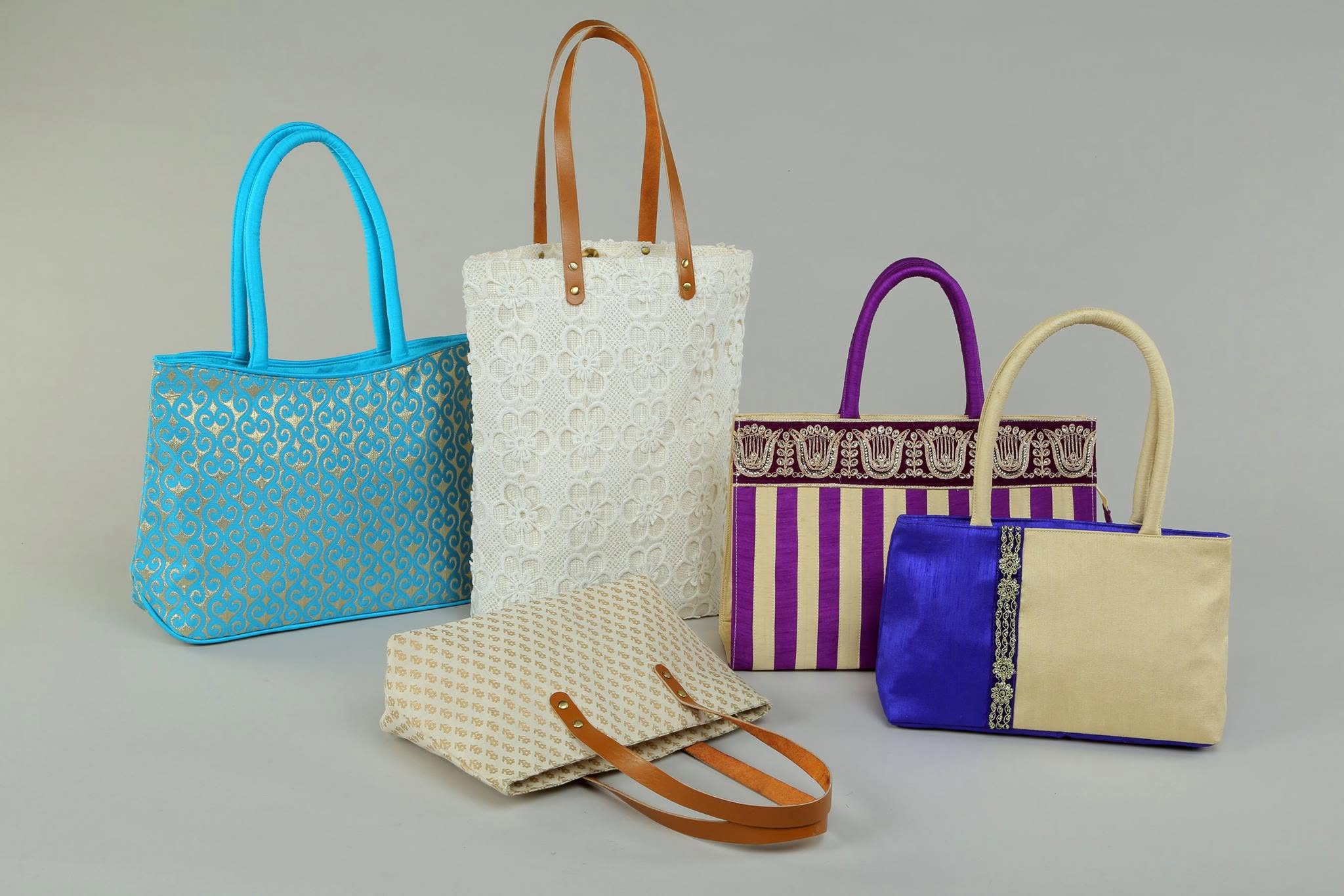 Collection of Designer Jutelam Bags